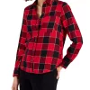 Style & Co Women's Shine Plaid Perfect Shirt, Created For Macy's