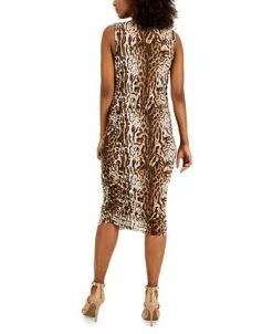 INC International Concepts Women's Leopard-Print Bodycon Mesh Dress, Created For Macy's 5 INC International Concepts Women's Leopard-Print Bodycon Mesh Dress, Created For Macy's -Anne Klein Sales Store 21804396 fpx