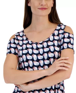 JM Collection Women's Rounded Moda Top, Created For Macy's -Anne Klein Sales Store 21854282 fpx