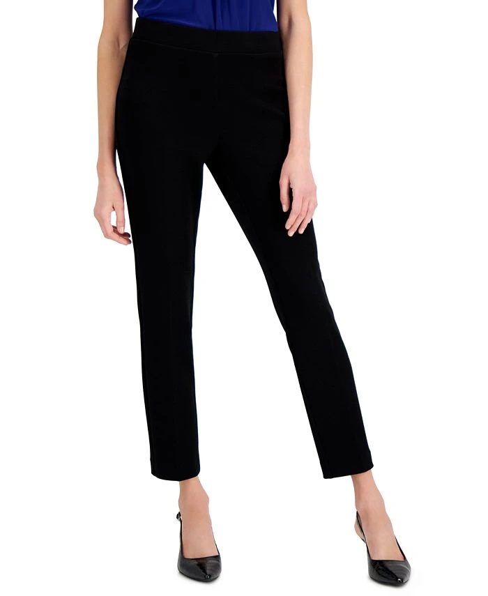 Kasper Women's Slim-Ankle Pull-On Pants 1 Kasper Women's Slim-Ankle Pull-On Pants