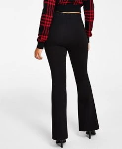 Bar III Women's Ponté-Knit Flare-Leg Pants, Created For Macy's -Anne Klein Sales Store 21880950 fpx