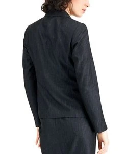 Anne Klein Women's Denim One-Button Jacket -Anne Klein Sales Store 21881453 fpx