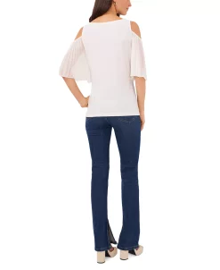 Vince Camuto Ld-Shoulder Pleated-Sleeve Top -Anne Klein Sales Store 21900778 fpx