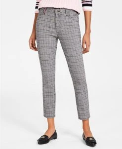 Tommy Hilfiger Women's Printed Skinny Ankle Pants
