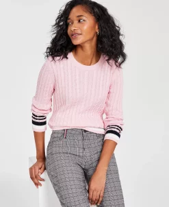 Tommy Hilfiger Women's Printed Skinny Ankle Pants -Anne Klein Sales Store 21901002 fpx