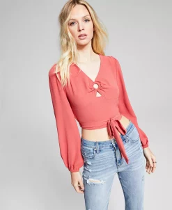 And Now This Women's Ring-Detail Blouse, Created For Macy's