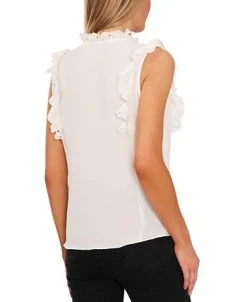 CeCe Women's Sleeveless Tie Neck Blouse 7 CeCe Women's Sleeveless Tie Neck Blouse -Anne Klein Sales Store 21921875 fpx