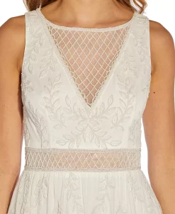 Adrianna Papell Beaded Illusion Dress -Anne Klein Sales Store 21922568 fpx