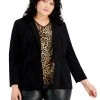 Bar III Plus Size One Button Blazer, Created For Macy's