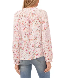 CeCe Women's Floral-Print Top -Anne Klein Sales Store 21954918 fpx