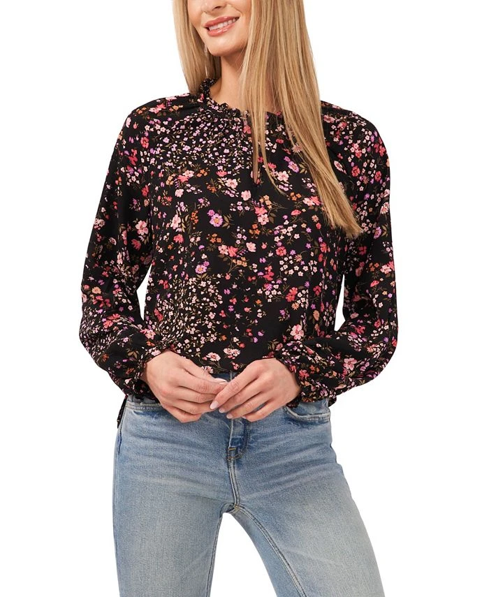 CeCe Women's Floral-Print Top 1 CeCe Women's Floral-Print Top
