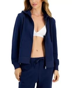 ID Ideology Women's Fleece Full-Zip Jacket, Regular & Petite, Created For Macy's -Anne Klein Sales Store 21956113 fpx