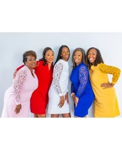 Kasper Lacey Lace-Sleeve Sheath Dress 11 Kasper Lacey Lace-Sleeve Sheath Dress -Anne Klein Sales Store 21985066 fpx