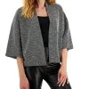 Kasper Women's Open-Front Cardigan