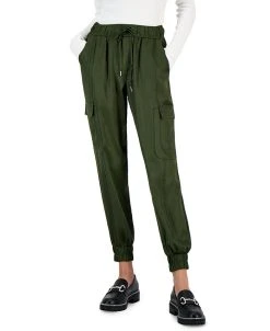 INC International Concepts Women's High-Rise Cargo Jogger Pants, Created For Macy's