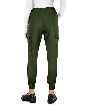 INC International Concepts Women's High-Rise Cargo Jogger Pants, Created For Macy's 2 INC International Concepts Women's High-Rise Cargo Jogger Pants, Created For Macy's - Image 2