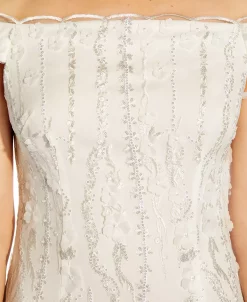 Adrianna Papell Women's Off-The-Shoulder Embellished Sheath Dress -Anne Klein Sales Store 22016013 fpx