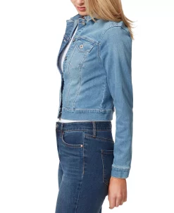 Jessica Simpson Women's Pixie Denim Jacket 10 Jessica Simpson Women's Pixie Denim Jacket -Anne Klein Sales Store 22016643 fpx