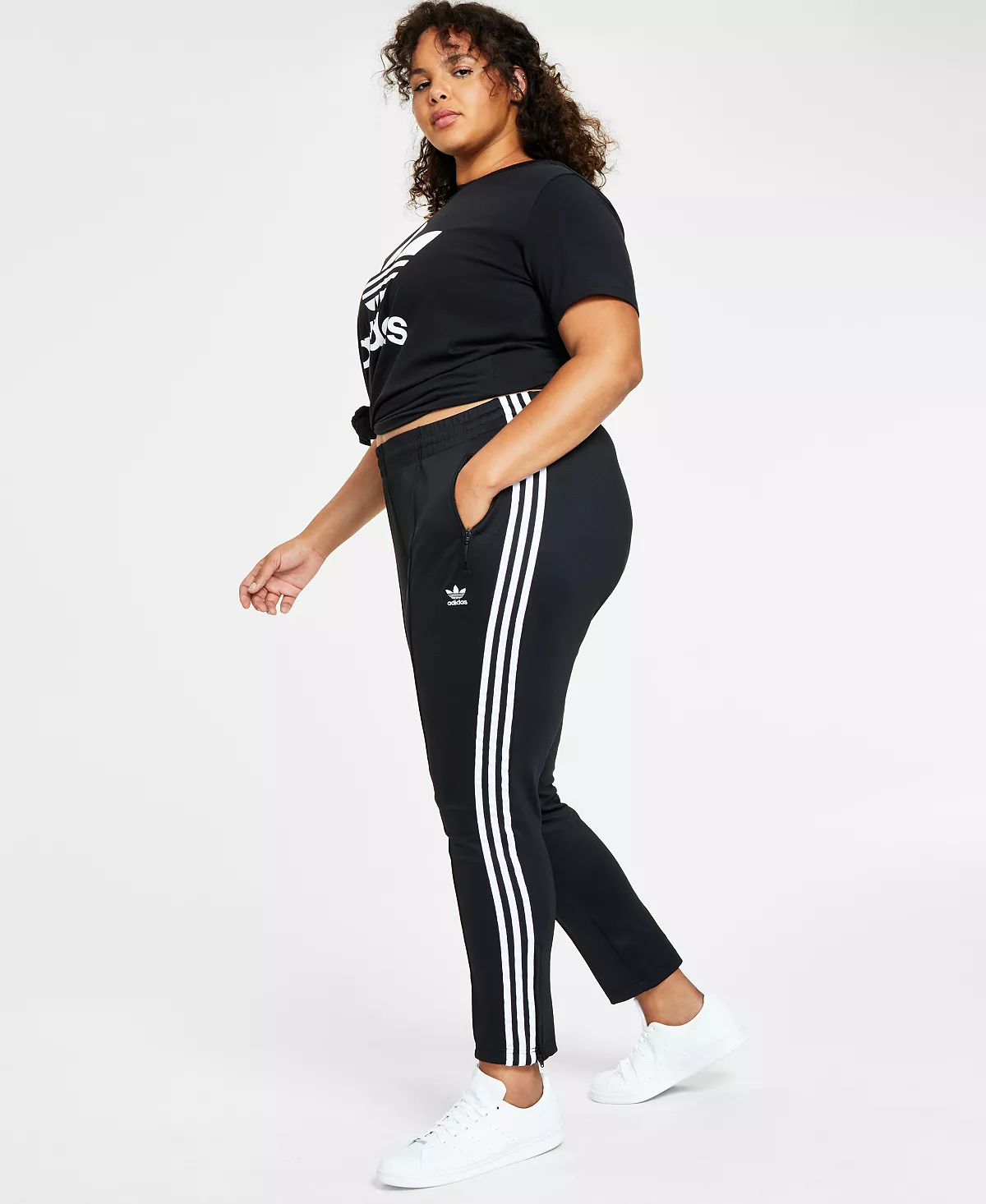 ADIDAS Women's Superstar Full Length Track Pants PrimeBlue, XS-4X 8 ADIDAS Women's Superstar Full Length Track Pants PrimeBlue, XS-4X - Image 8