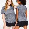 ID Ideology Women's Essentials Rapidry Heathered Performance T-Shirt, XS-4X, Created For Macy's
