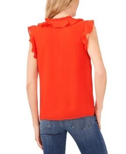 CeCe Women's Ruffled Tie-Neck Top -Anne Klein Sales Store 22037895 fpx