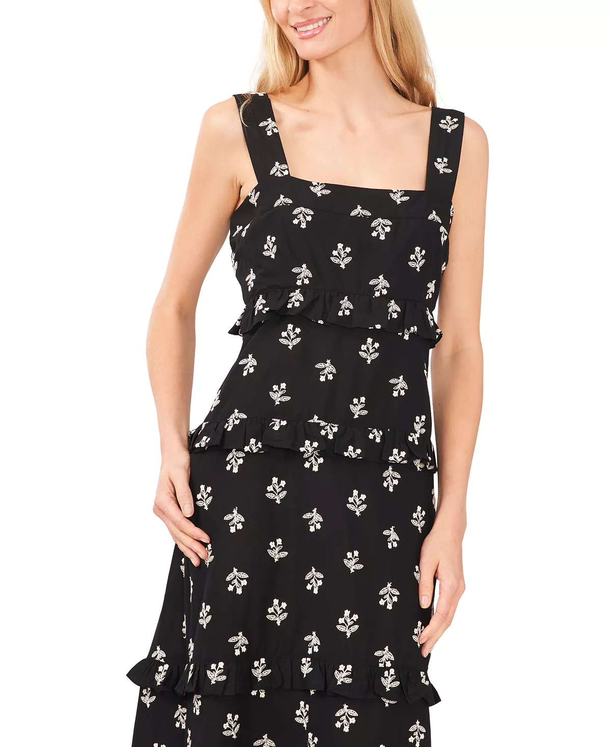 CeCe Women's Ruffled Tiered Dress 3 CeCe Women's Ruffled Tiered Dress - Image 3