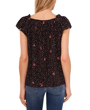 CeCe Women's Square-Neck Blouse 2 CeCe Women's Square-Neck Blouse - Image 2