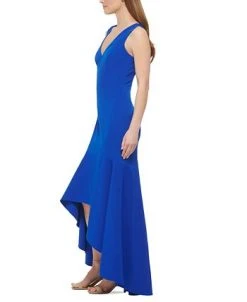 Vince Camuto -Neck High-Low Gown -Anne Klein Sales Store 22162189 fpx