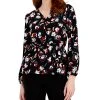 Alfani Women's Smocked Peplum V-Neck Blouse, Created For Macy's