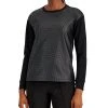 Anne Klein Women's Long-Sleeve Faux-Leather Top
