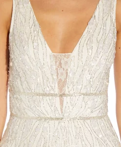 Adrianna Papell Women's Lace-Inset Embellished Gown -Anne Klein Sales Store 22165390 fpx