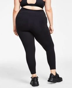 ID Ideology Women's Compression High-Waist Side-Pocket 7/8 Length Leggings, XS-4X, Created For Macy's -Anne Klein Sales Store 22172439 fpx