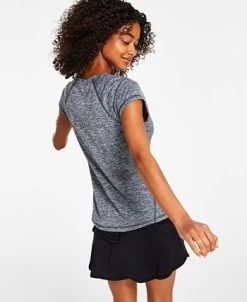 ID Ideology Women's Essentials Rapidry Heathered Performance T-Shirt, XS-4X, Created For Macy's -Anne Klein Sales Store 22175764 fpx