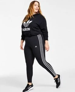 ADIDAS Women's Essentials 3-Stripe Full Length Cotton Leggings, XS-4X 15 ADIDAS Women's Essentials 3-Stripe Full Length Cotton Leggings, XS-4X -Anne Klein Sales Store 22176656 fpx