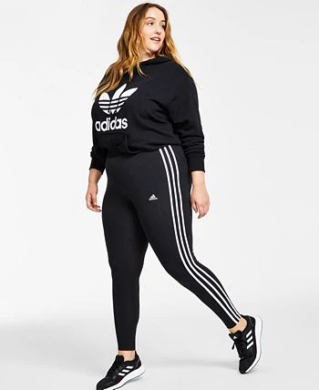ADIDAS Women's Essentials 3-Stripe Full Length Cotton Leggings, XS-4X 5 ADIDAS Women's Essentials 3-Stripe Full Length Cotton Leggings, XS-4X - Image 5