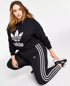 ADIDAS Women's Essentials 3-Stripe Full Length Cotton Leggings, XS-4X 17 ADIDAS Women's Essentials 3-Stripe Full Length Cotton Leggings, XS-4X -Anne Klein Sales Store 22176657 fpx