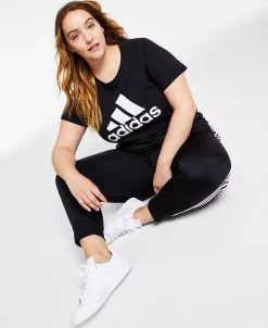 ADIDAS Women's Essentials Logo Cotton T-Shirt, XS-4X -Anne Klein Sales Store 22176693 fpx