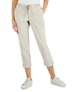 Style & Co Women's Pull On Cuffed Pants, Created For Macy's -Anne Klein Sales Store 22180112 fpx