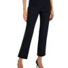 JM Collection Women's Pleather Side Panel Ponte Pants, Created For Macy's