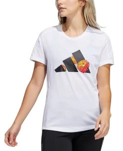 ADIDAS Women's AEROREADY Flower Graphic Running Tee