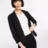 Bar III Knit-Crepe Ruched-Sleeve Blazer, Created For Macy's