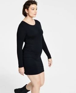 Bar III Odycon Long-Sleeve Mini Dress, Created For Macy's -Anne Klein Sales Store 22189649 fpx