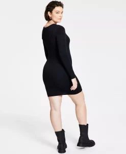 Bar III Odycon Long-Sleeve Mini Dress, Created For Macy's -Anne Klein Sales Store 22189650 fpx