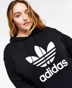 ADIDAS Women's Adicolor Trefoil Sweatshirt Hoodie, XS-4X -Anne Klein Sales Store 22196894 fpx