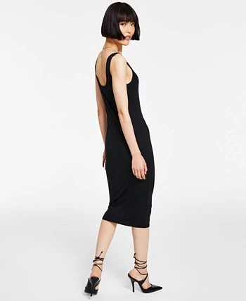 Bar III Odycon Scoop-Neck Midi Dress, Created For Macy's 2 Bar III Odycon Scoop-Neck Midi Dress, Created For Macy's - Image 2