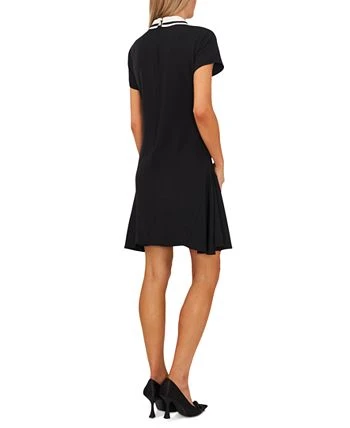 CeCe Women's Collared Bow-Tie A-Line Dress 2 CeCe Women's Collared Bow-Tie A-Line Dress - Image 2