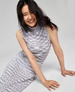 And Now This Women's Ribbed Mock-Neck Bodycon Dress -Anne Klein Sales Store 22249778 fpx