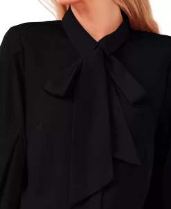 CeCe Women's Button-Up Bow Blouse -Anne Klein Sales Store 22257267 fpx