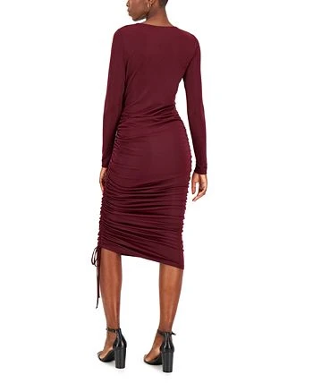 INC International Concepts Women's Drawstring-Ruched Dress, Created For Macy's 2 INC International Concepts Women's Drawstring-Ruched Dress, Created For Macy's - Image 2