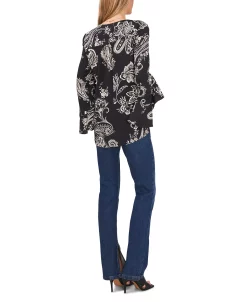 Vince Camuto Women's Flutter Sleeve V-neck Blouse -Anne Klein Sales Store 22291803 fpx